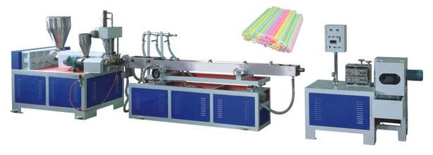 Drink straw extrusion production machine